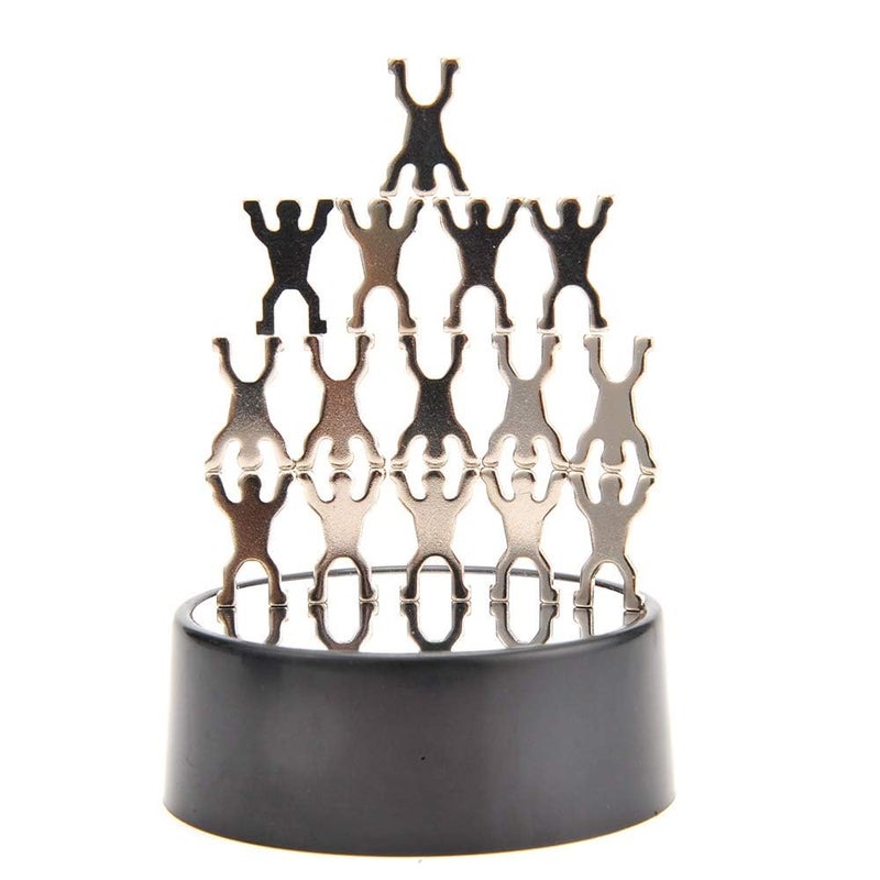 PowerTRC Magnetic Desktop Sculpture (Acrobats) | Mini Magnetic Art Decoration for Desktop | Fun Stress Relief Office Gift - Image 3